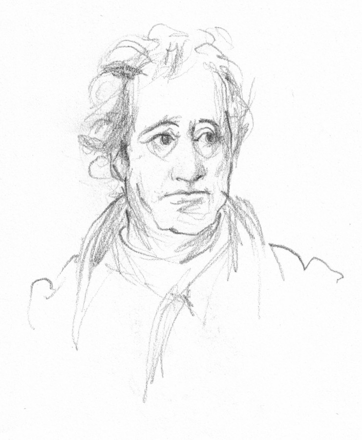 Goethe Zeichnung